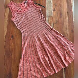 NIC+ZOE Coral Patterned Knit Dress